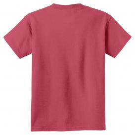 Port & Company PC099Y Youth Beach Wash Garment-Dyed Tee - Merlot