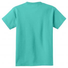 Port & Company PC099Y Youth Beach Wash Garment-Dyed Tee - Peacock