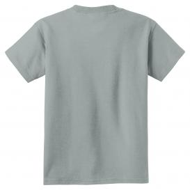 Port & Company PC099Y Youth Beach Wash Garment-Dyed Tee - Pewter