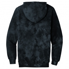 Port & Company PC144 Crystal Tie-Dye Pullover Hoodie - Black
