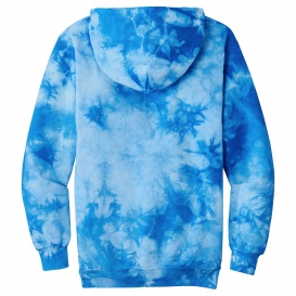 Port & Company PC144 Crystal Tie-Dye Pullover Hoodie - Sky Blue