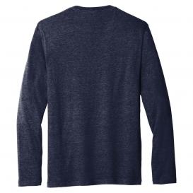 Port & Company PC330LS Tri-Blend Long Sleeve Tee - Team Navy Heather