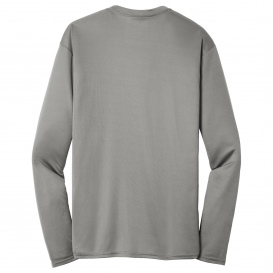 Port & Company PC380LS Long Sleeve Performance Tee - Grey Concrete