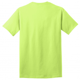 Port & Company PC54T Tall Core Cotton Tee - Neon Yellow