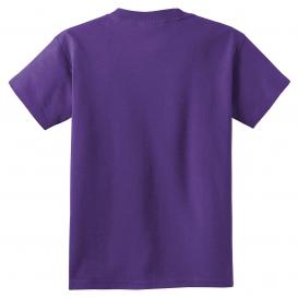 Port & Company PC54Y Youth Core Cotton Tee - Team Purple