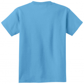 Port & Company PC54YDTG Youth Core Cotton DTG Tee - Aquatic Blue