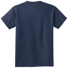 Port & Company PC54YDTG Youth Core Cotton DTG Tee - Navy