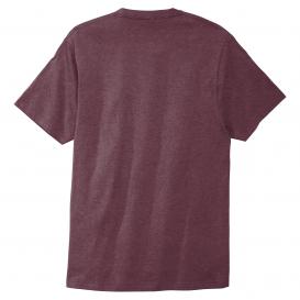 Port & Company PC600 Bouncer Tee - Heather Athletic Maroon