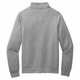 Port & Company PC78FZ Core Fleece Cadet Full-Zip Sweatshirt - Athletic Heather