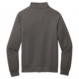 Port & Company PC78FZ Core Fleece Cadet Full-Zip Sweatshirt - Charcoal