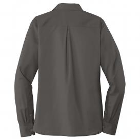 Red House RH79 Ladies Non-Iron Twill Shirt - Grey Steel