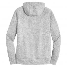 Sport-Tek ST225 PosiCharge Electric Heather Fleece Hooded Pullover - Silver Electric