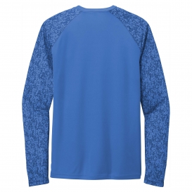 Sport-Tek ST460LS Long Sleeve Digi Camo Tee - True Royal