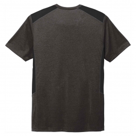 Sport-Tek ST465 Endeavor Tee - Black Heather/Black