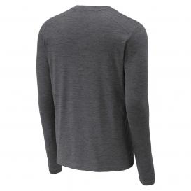 Sport-Tek ST710 Exchange 1.5 Long Sleeve Crew Tee - Graphite Heather