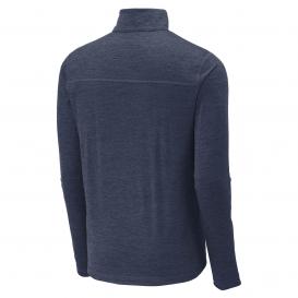 Sport-Tek ST711 Exchange 1.5 Long Sleeve 1/2-Zip Pullover - Dark Denim Heather