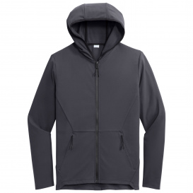 Sport-Tek ST870 Circuit Hooded Full-Zip - Graphite