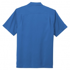 Port Authority W400 Short Sleeve Performance Staff Shirt - True Blue