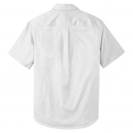 Port Authority W809 Short Sleeve SuperPro React Twill Shirt - White