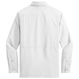 Port Authority W960 Long Sleeve UV Daybreak Shirt - White