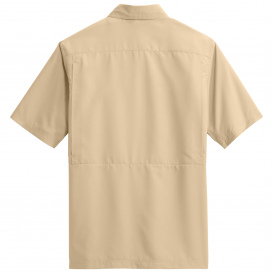 Port Authority W961 Short Sleeve UV Daybreak Shirt - Oat