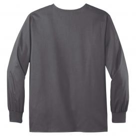 Wink WW3080 Unisex WorkFlex Snap-Front Scrub Jacket - Pewter