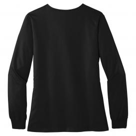 Wink WW4088 Women\'s Premiere Flex Full-Zip Scrub Jacket - Black