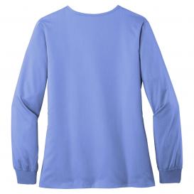 Wink WW4088 Women\'s Premiere Flex Full-Zip Scrub Jacket - Ceil Blue