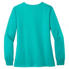 Wink WW4088 Women's Premiere Flex Full-Zip Scrub Jacket - Teal