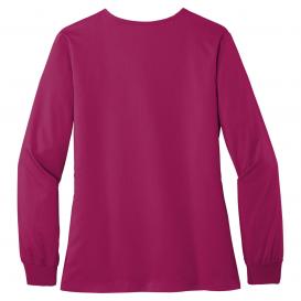 Wink WW4088 Women\'s Premiere Flex Full-Zip Scrub Jacket - Wine