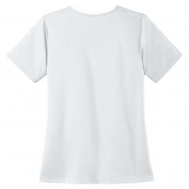 Wink WW4168 Women's WorkFlex Mock Wrap Scrub Top - White