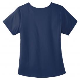Wink WW4268 Women\'s Premiere Flex Mock Wrap Scrub Top - Navy
