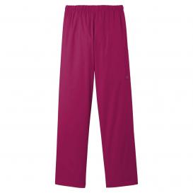 Wink WW4550T Women\'s Tall WorkFlex Cargo Pocket Scrub Pants - Wine