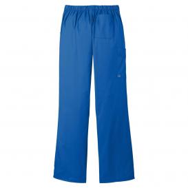 Wink WW4750T Women\'s Tall WorkFlex Flare Leg Cargo Pocket Scrub Pants - Royal