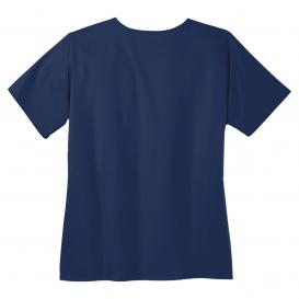 Wink WW4760 Women\'s WorkFlex Mock Wrap Scrub Top - Navy