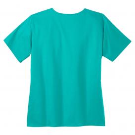 Wink WW4760 Women\'s WorkFlex Mock Wrap Scrub Top - Teal