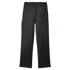 Wink WW5058 Men\'s Premiere Flex Cargo Pocket Scrub Pants - Black