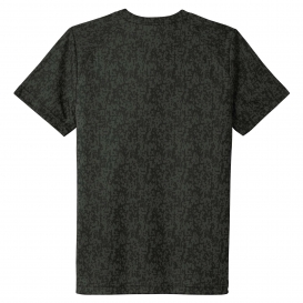 Sport-Tek YST460 Youth Digi Camo Tee - Black