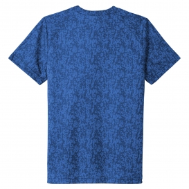 Sport-Tek YST460 Youth Digi Camo Tee - True Royal