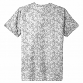 Sport-Tek YST460 Youth Digi Camo Tee - White
