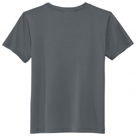 Sport-Tek YST720 Youth PosiCharge Re-Compete Tee - Iron Grey