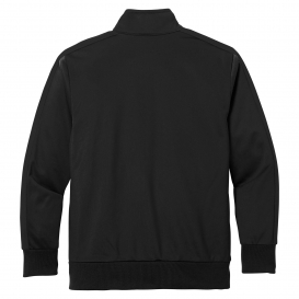 Sport-Tek YST94 Youth Full-Zip Tricot Track Jacket - Black/Black