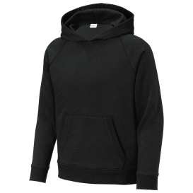 Sport-Tek YSTF200 Youth Drive Fleece Pullover Hoodie - Black