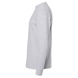 M&O 4820 Gold Soft Touch Long Sleeve T-Shirt - Athletic Grey
