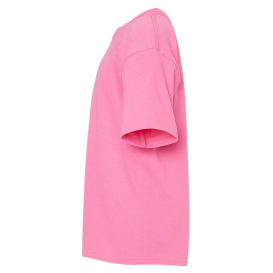 M&O 4850 Youth Gold Soft Touch T-Shirt - Azalea