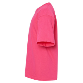 M&O 4850 Youth Gold Soft Touch T-Shirt - Heliconia