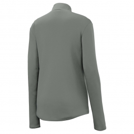 concrete grey tek sport fullsource competitor pullover posicharge zip ladies