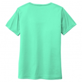 Sport-Tek LST420 Ladies Posi-UV Pro Scoop Neck Tee - Bright Seafoam