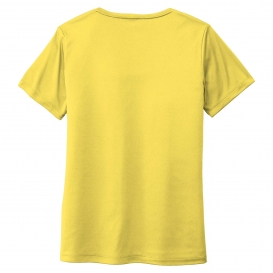 Sport-Tek LST420 Ladies Posi-UV Pro Scoop Neck Tee - Yellow