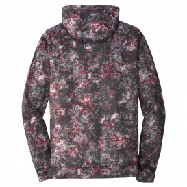 Sport-Tek ST230 Sport-Wick Mineral Freeze Fleece Hooded Pullover - Deep Red